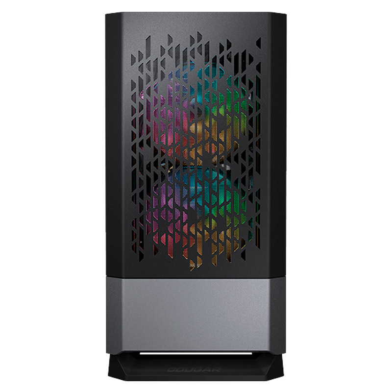 Case Gaming Cougar MG140 Air RGB Negro Vidrio Templado Media Torre Micro-ATX (Sin Fuente)