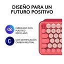 Teclado Mecánico Inalámbrico Logitech POP Rosado Español