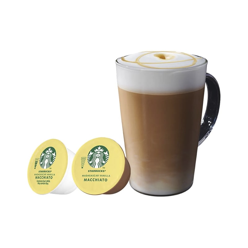 Cápsulas Starbucks Madagascar Vainilla Macchiato para Nescafé Dolce Gusto