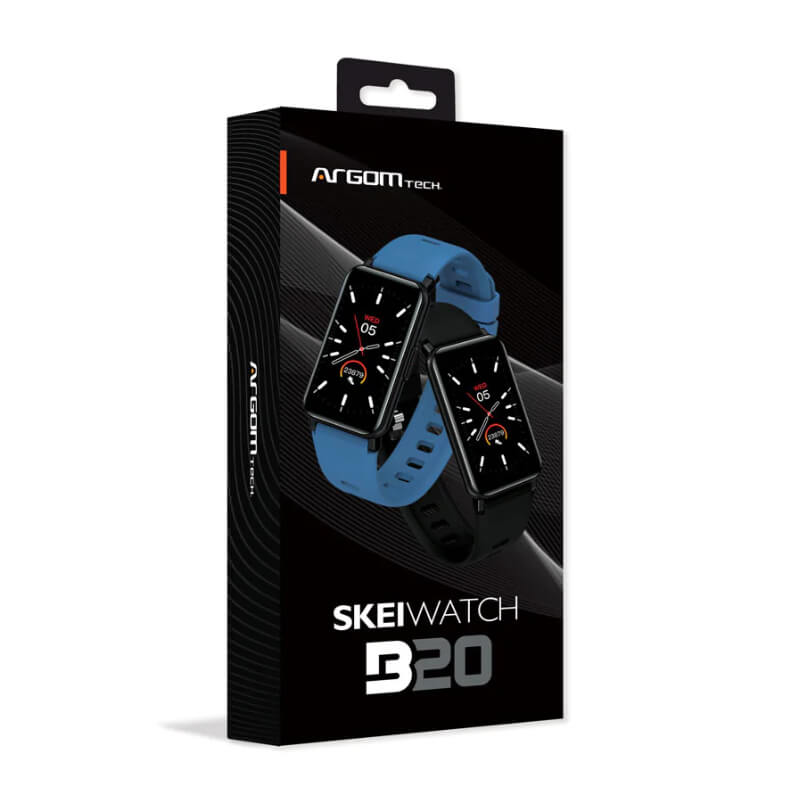 SmartWatch Argom SKEIWATCH B20 Negro Doble Cinta