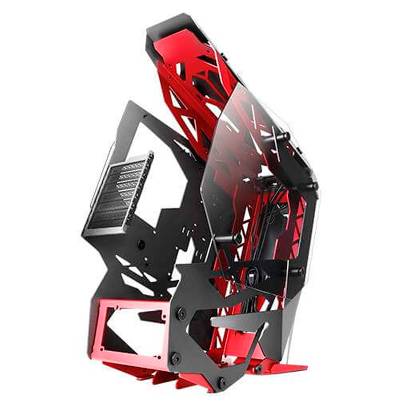 Case Gaming Antec Torque Media Torre Vidrio Templado E-ATX Negro/Rojo (Sin Fuente)