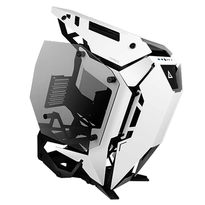 Case Gaming Antec Torque Media Torre Vidrio Templado ATX Blanco/Negro