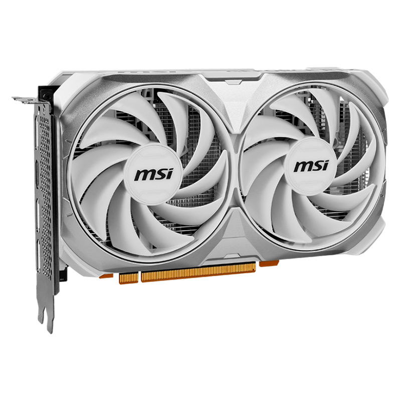 Tarjeta de Video 8GB GDDR6 MSI GeForce RTX 4060 Ventus 2X White 8G OC HDMI DP PCIe 4.0