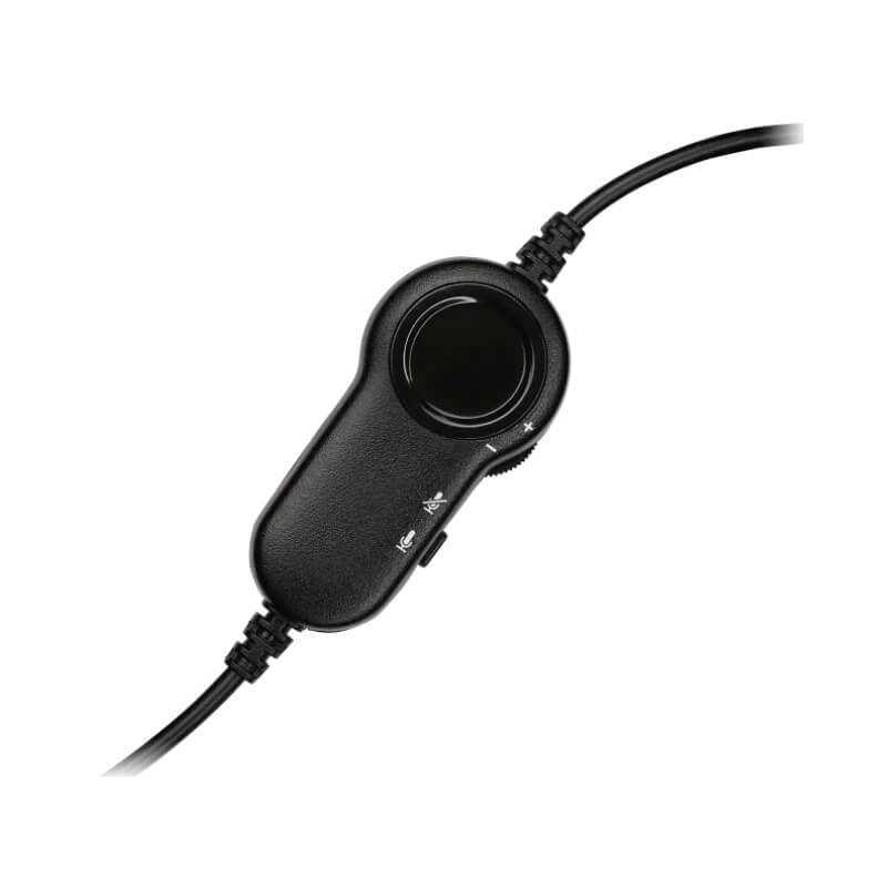 Audifonos Logitech 3.5mm tipo Headset H151 con Micrófono Negros