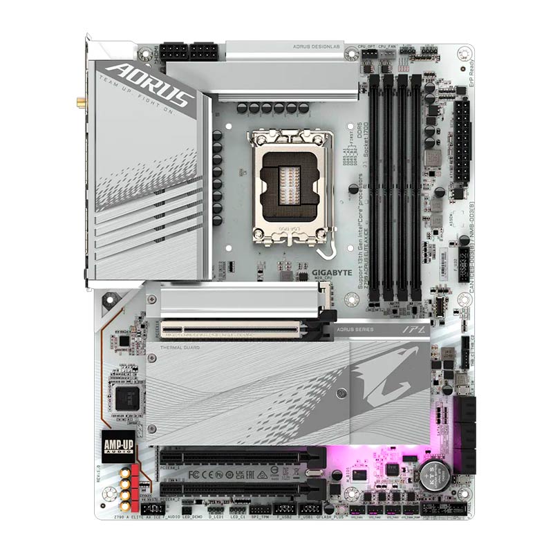 Motherboard Gigabyte Z790 Aorus Elite AX ICE LGA1700 14th, 13th & 12th Gen 4xDDR5 ATX