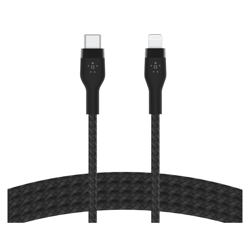 Cable USB-C a Lightning Belink BoostCharge 2 Metros Negro