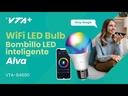 Bombilla LED Inteligente VTA+ Blub E27 RGB 120VAC Smart Home Wi-Fi 4Pack