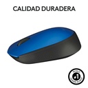 Mouse Inalámbrico Logitech M170 Óptico 1000DPI Azul