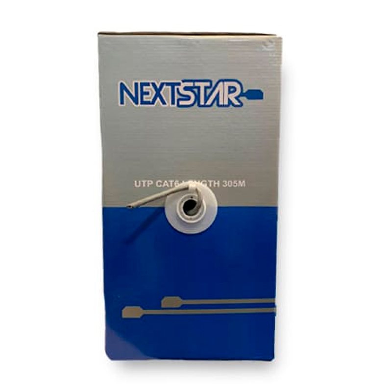 Bobina de Cable de Red NextStar CAT6 Interior 305m Gris