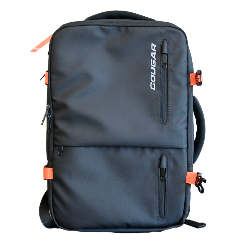 Mochila Cougar Vanguard Travel 16" Negro-Naranja