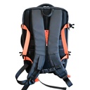 Mochila Cougar Vanguard Travel 16" Negro-Naranja