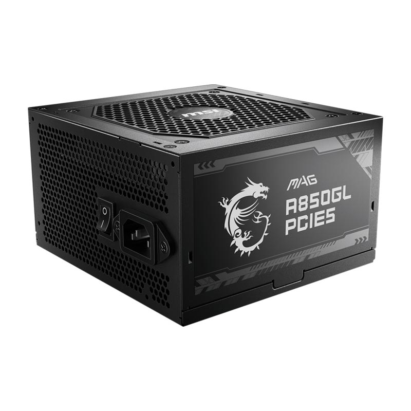 Fuente de Poder 850W MSI MAG A850GL 80-PLUS Gold