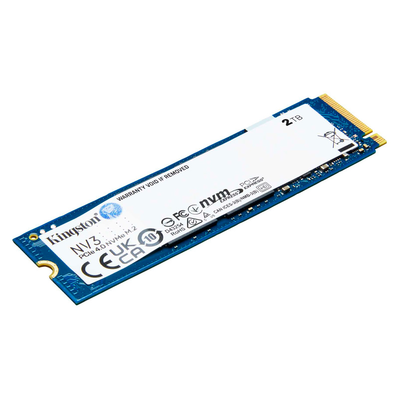 Unidad SSD M.2 2280 2TB Kingston NV3 PCIe NVMe 6000Mbps