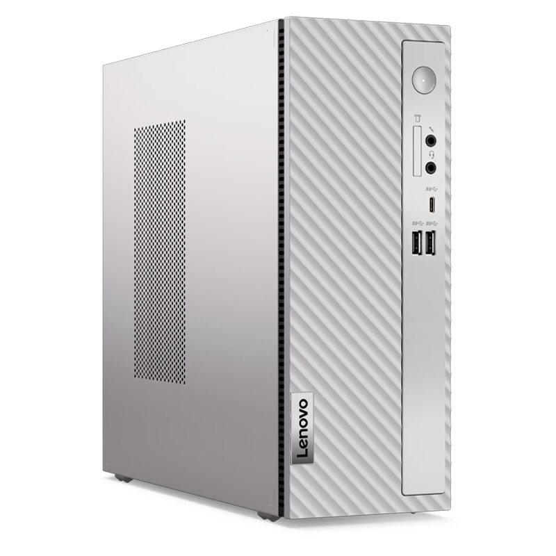 Computadora Lenovo IdeaCentre 3 07IRB8 SFF i5-14400 16GB RAM 1TB SSD Gris Claro W11 Home Teclado Inglés