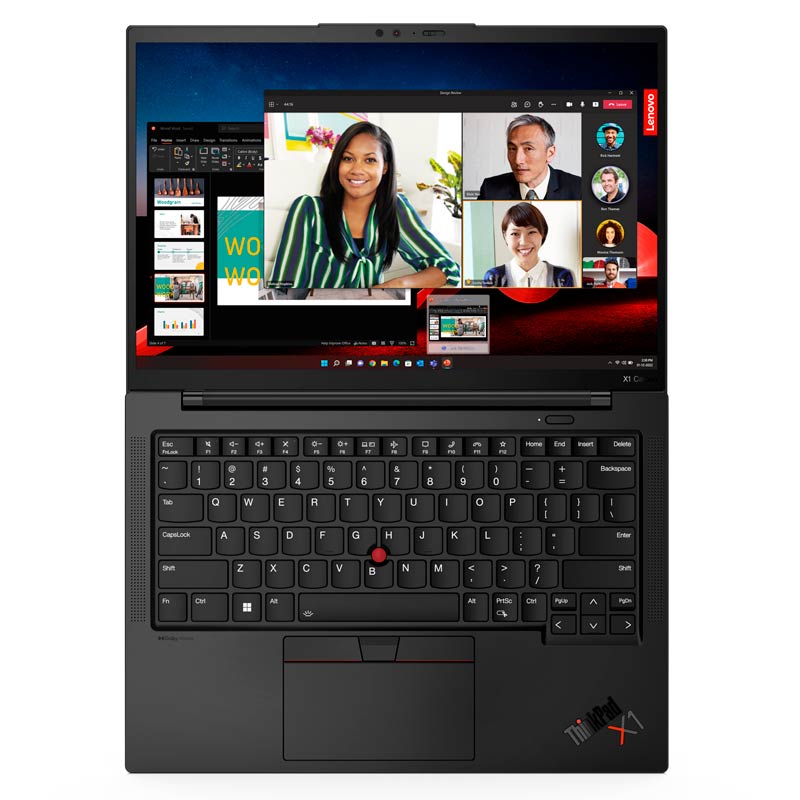 Laptop Lenovo ThinkPad X1 Carbon Gen 11 14" Touchscreen i7-1355U 16GB RAM 512GB SSD Negro W11 Pro Teclado Inglés