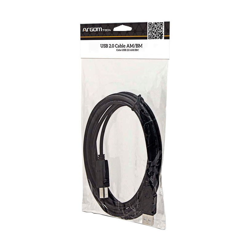 Cable USB Argom para Impresora 10FT ARG-CB-0039