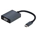 Adaptador USB-C a VGA Argom ARG-CB-0043 Macho-Hembra Gris