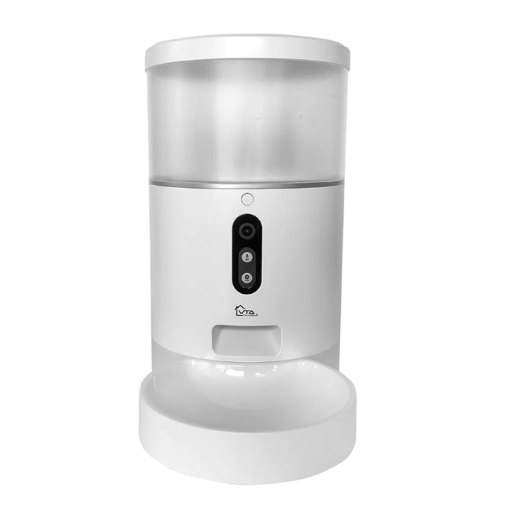 Dispensador VTA+ Inteligente de Comida para Mascotas Active 4L Smart Home Wi-Fi con Cámara