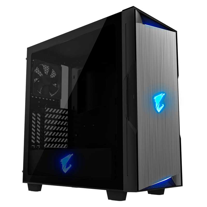 Case Gaming Gigabyte AORUS C300 GLASS Media Torre Vidrio Templado ATX Negro (Sin Fuente)