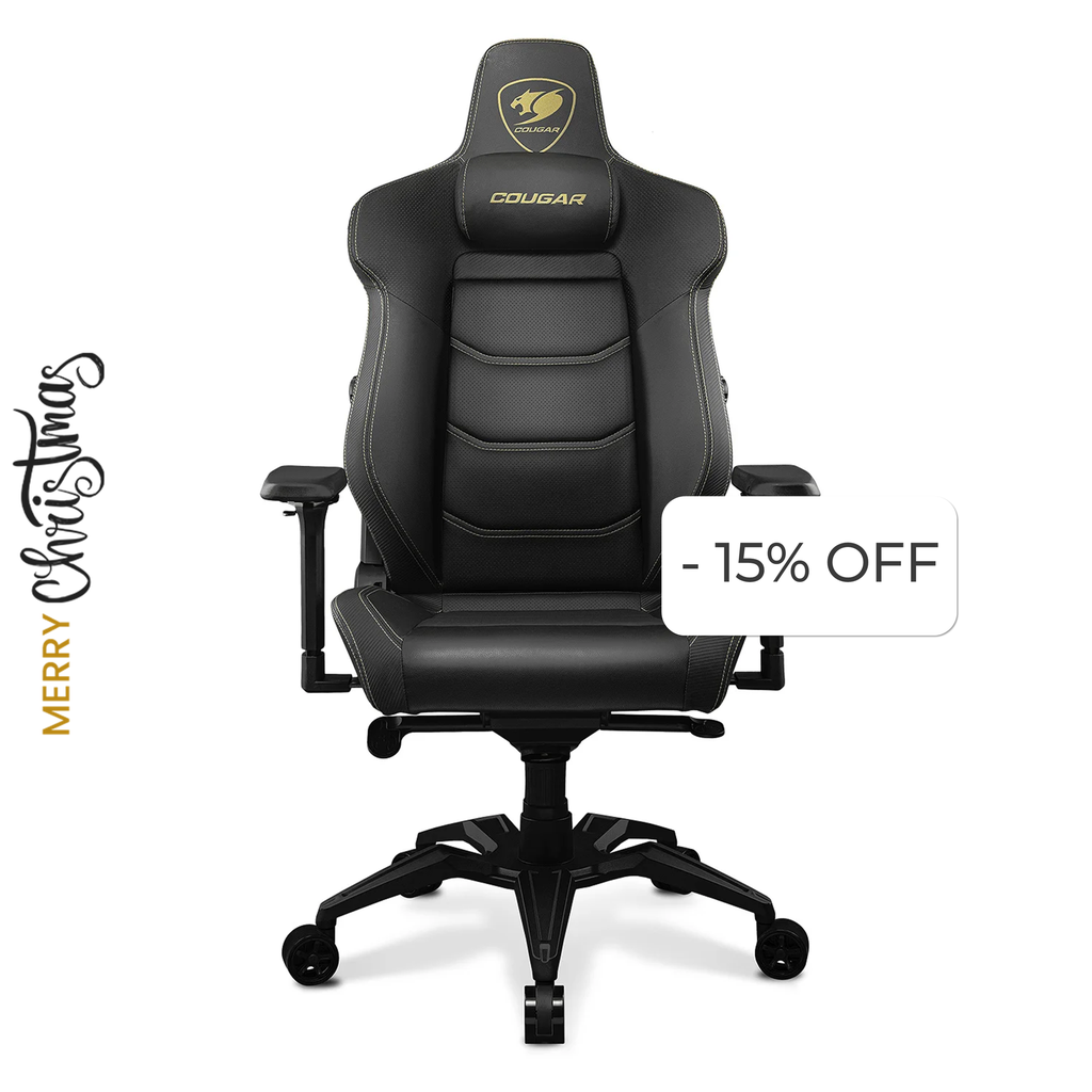 Silla Gaming Cougar Armor EVO Royal Negro Dorado