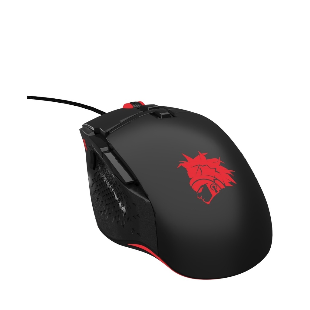 Mouse Gaming Alámbrico Pilas Choy-J 7200DPI RGB Negro