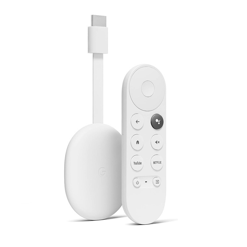 Dispositivo Google Chromecast Streaming y Video FullHD 1080p 4ta Gen Blanco