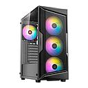 Case Gaming Antec AX61 Élite Media Torre Vidrio Templado ATX Negro (Sin Fuente)