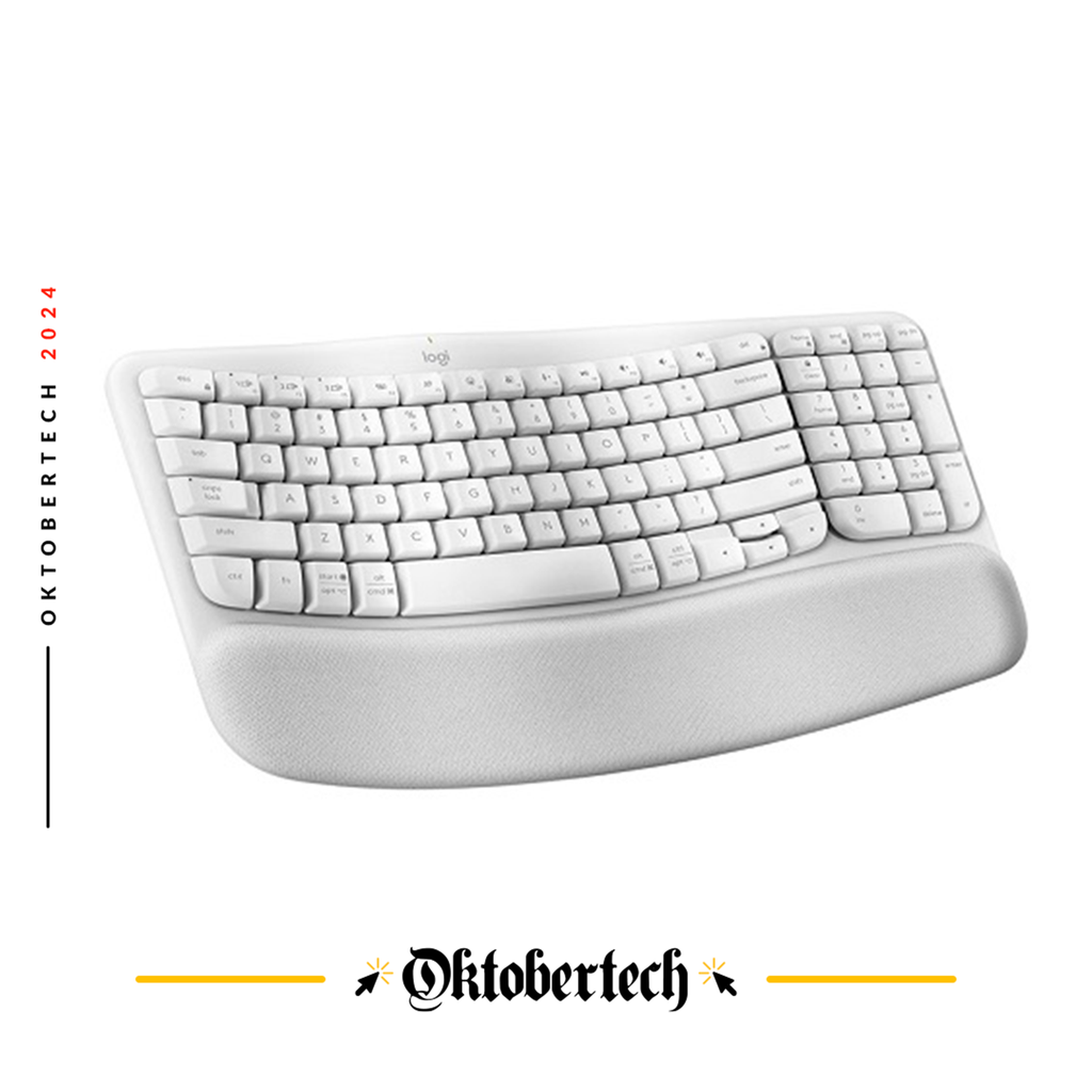 Teclado Inalámbrico Logitech Wave Keys Blanco Español