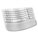 Teclado Inalámbrico Logitech Wave Keys Blanco Español