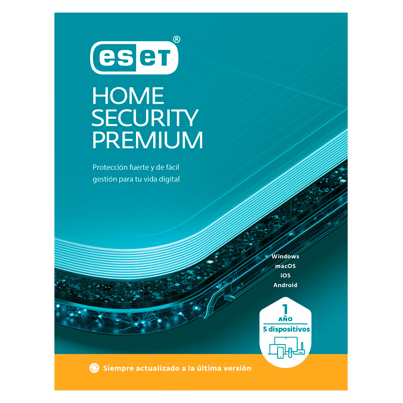 Licencia ESET Home Security Premium 5 dispositivos 1 Año ESD ***DIGITAL***