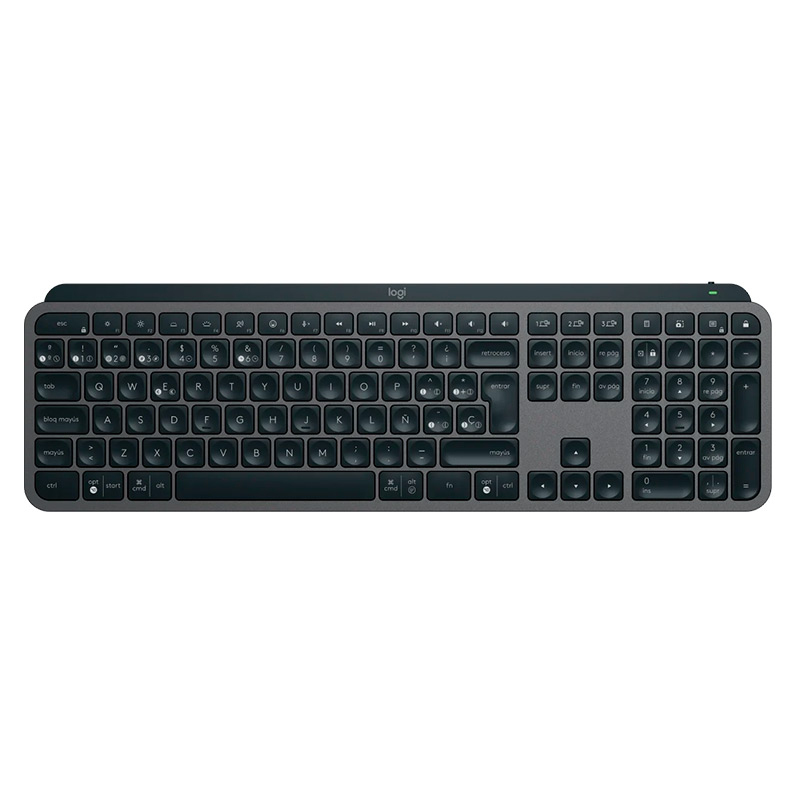 Teclado Inalámbrico Logitech MX Keys S Gris/Negro Español