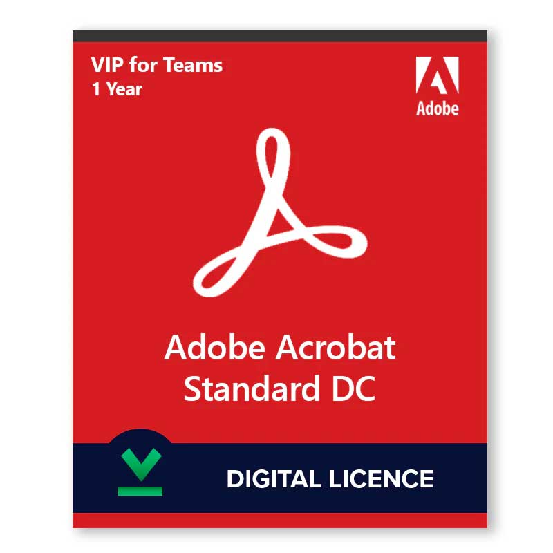 Licencia de Adobe Acrobat Standard DC for Teams 1 Año