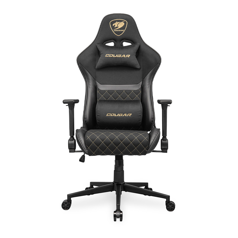 Silla Gaming Cougar Armor One V2 F Negro Dorado