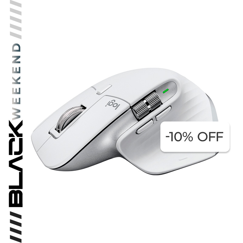 Mouse Logitech MX Master 3S Inalambrico Bluetooth USB8000DPI Blanco