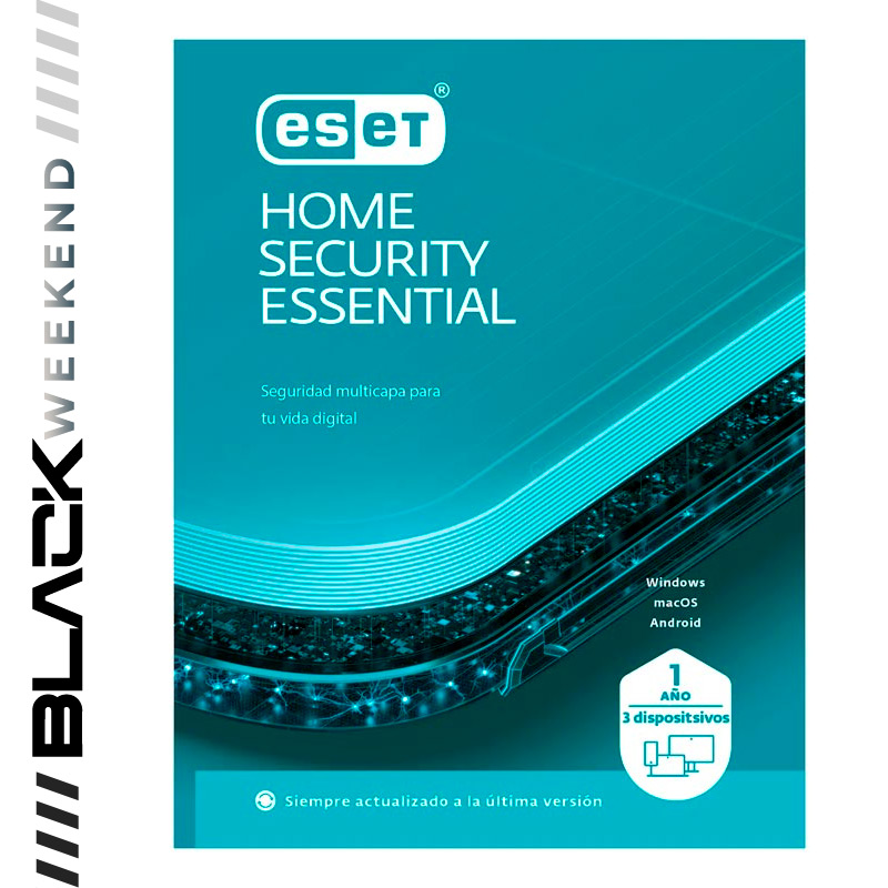 Licencia ESET Home Security Essential 3 dispositivos 1 Año ESD ***FÍSICA***