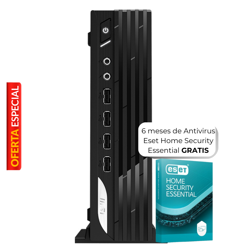 Computadora MSI PRO DP21 13M-495US SFF i7-13700 16GB RAM 500GB SSD Negro W11 Pro Teclado Inglés