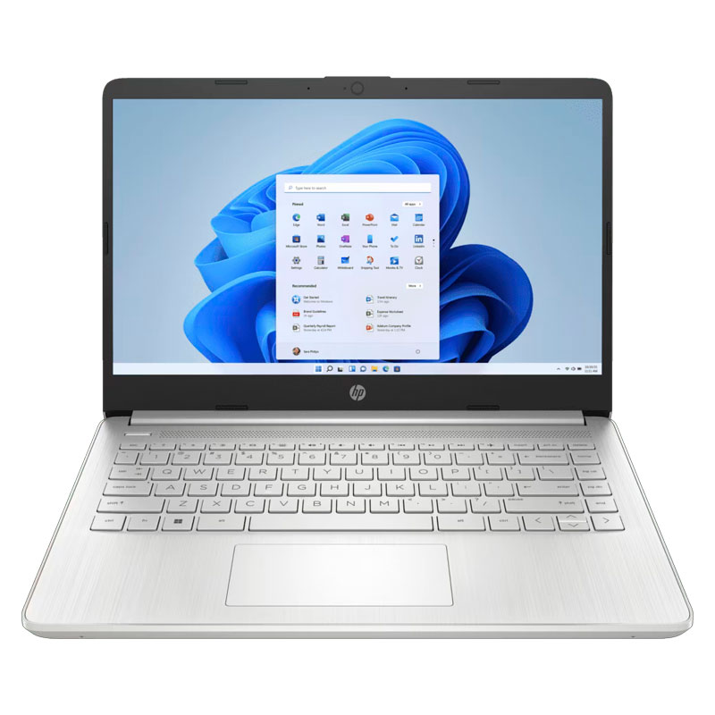 Laptop HP 14-dq5009nr 14" i3-1215U 8GB RAM 256GB SSD Gris Claro W11 Home Teclado Español