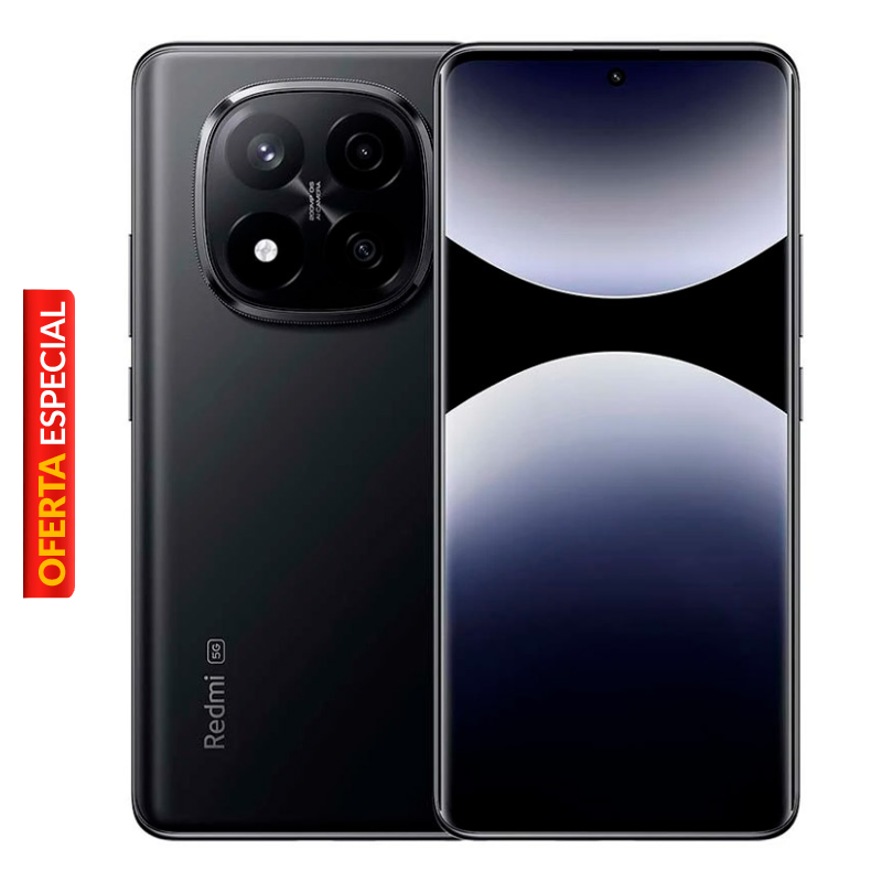 Celular Xiaomi Redmi Note 14 Pro+ 256GB 8GB RAM Dual SIM Negro