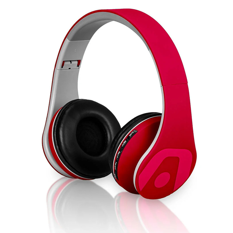 Audífonos Argom Bluetooth tipo Headset Ultimate Sound Vibe Rojo