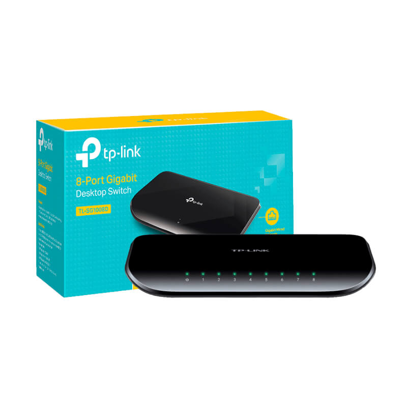 Switch TP-Link TL-SG1008D 8 Puertos 10/100/1000Mbps