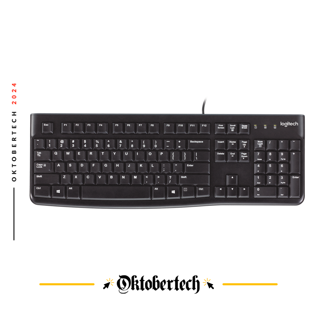 Teclado Alámbrico Logitech K120 USB Negro Español