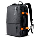 Mochila Cougar Vanguard Travel 16" Negro-Naranja